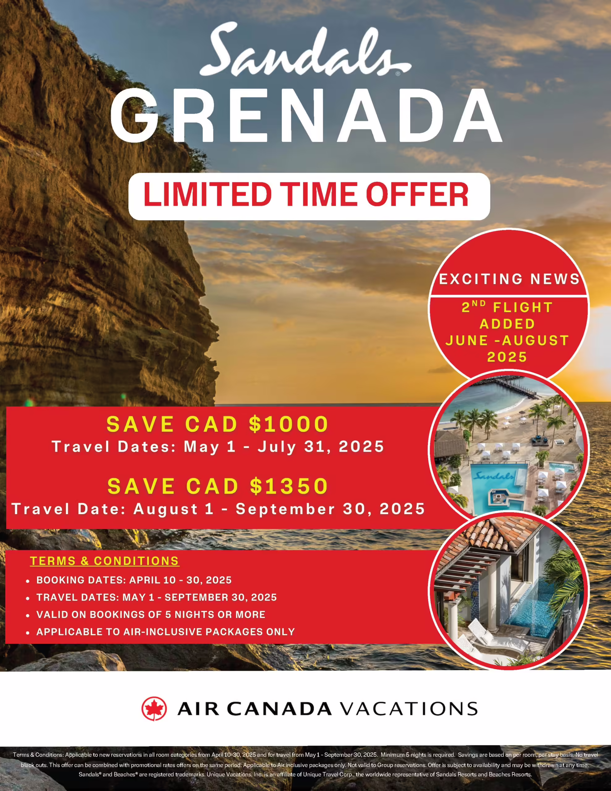 air canada vacations, Air Canada Vacations Promotional Offer